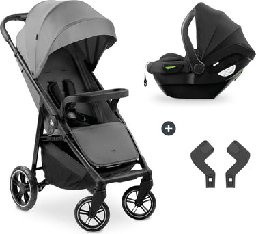 Hauck shop n care travel set grey