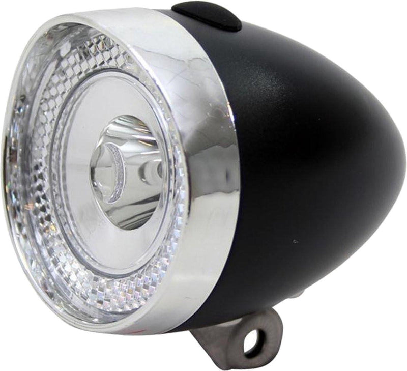 ギャラリービューアに画像をロードする, Union koplamp UN-4955 Retro mini batterij zwart op kaart
