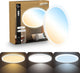 B.k.licht shallow - dimbaar badkamerlamp plafonniere - plafondlamp met afstandsbediening - badkamerverlichting met cct - ip44 - ø42 - wit