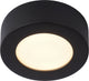 Lucide brice-led - plafonnière (plafondlamp) badkamer - ø 11,7 cm - led dimbaar - 1x8w 3000k - ip44 - zwart