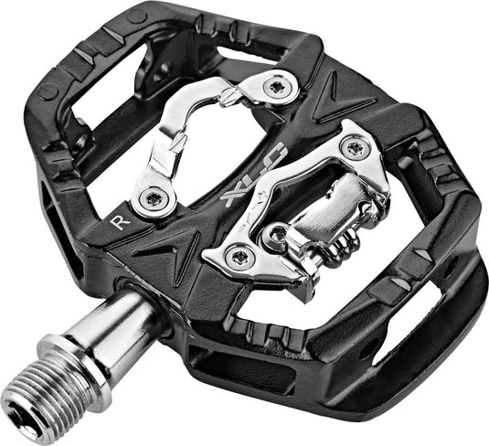 Xlc atb combi pd-s14 – fietspedalen mtb atb – antislip – 9 16 – aluminium – zwart