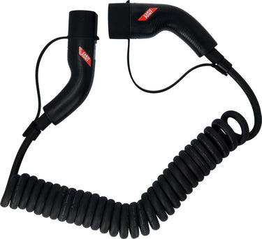 Carpoint spiraal laadkabel elektrische auto type2>2 32a 1ph 6 meter