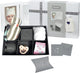 Dooky 2d baby hand- en voetafdruk lijst met memory box – foto en klei afdrukken – huidvriendelijk eenvoudig te maken – kraam- of cadeau geschenk