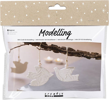 Creativ company https: www.cchobby.nl mini-hobbyset-boetseren-duiven-off-white-1-doos