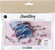 Creativ company http: www.cchobby.nl mini-hobbyset-sieraden-halsketting-armband-clips-broche-blauw-lichtblauw-pastel-roze-1-doos