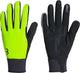 Bbb cycling controlzone fietshandschoenen winter - 5 - 10 ℃ - winddichte wielrenhandschoenen heren dames - sporthandschoenen - touchscreen compatibel - neon geel - maat s - bwg-36