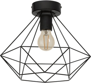 Eglo tarbes plafondlamp - e27 - ø 32,5 cm - zwart