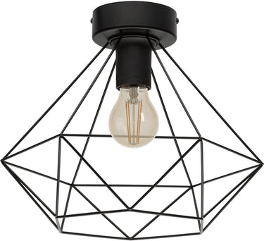 Eglo tarbes plafondlamp - e27 - ø 32,5 cm - zwart