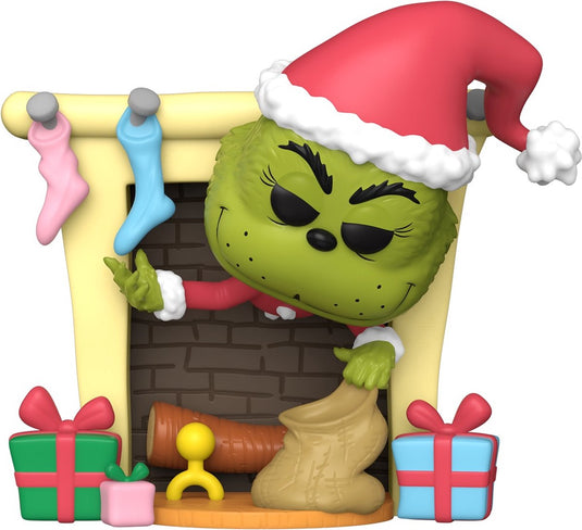 Funko pop deluxe: how the grinch stole christmas - grinch with bag pop
