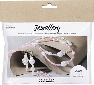 Creativ company cc mini hobbyset sieraden roze zilver glans