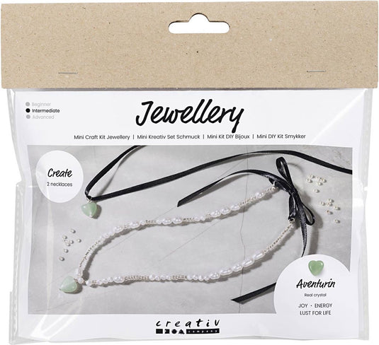 Creativ company cc mini hobbyset sieraden aventurijn hart