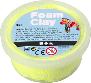 Foam clay ® neon geel 35gr