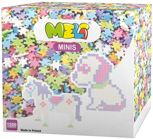 K'nex meli minis pastel bouwblokken, 1200dlg.