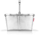 Reisenthel carrybag boodschappenmand - 22l - silver crackle zilver