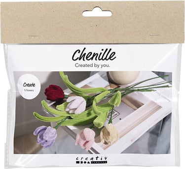 Creativ company https: www.cchobby.nl mini-hobbyset-bloemen-van-chenilledraad-tulpen-diverse-kleuren-1-doos