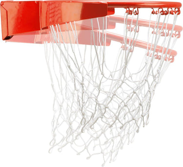 Avento basketbalring met veer + net - slam rim pro - oranje