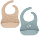 Jollein baby slab siliconen - on the go - 2-pack