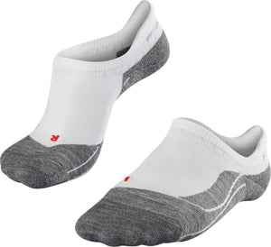 Falke ru4 invisible anti-blaar katoen functioneel materiaal hardloopsokken dames wit - maat 41-42