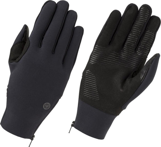 Agu neoprene light handschoenen lange vingers essential rits - zwart - m
