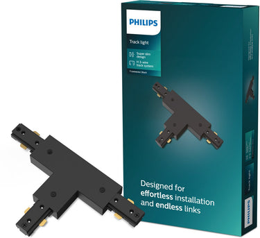 Philips led philips easylink - connector - t-vormige connector - zwart - railverlichting