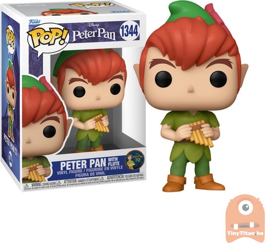 Funko pop disney: peter pan (with flute) - pop