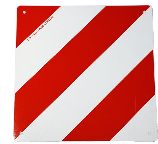 markeringsbord lange lading 42,3 cm rood wit
