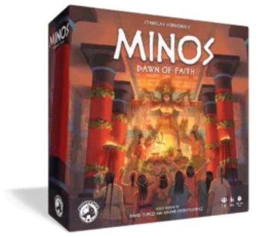 Asmodee minos: dawn of faith - bordspel - uitbreiding - 14+