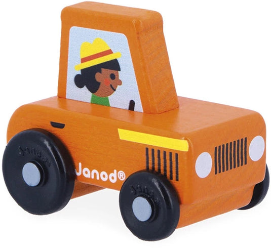 Janod - cross roads - houten tractor