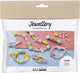 Creativ company https: www.cchobby.nl mini-hobbyset-sieraden-halsketting-armbanden-oorbellen-lichtblauw-lichtrood-geel-1-doos