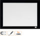 Nobo magnetisch whiteboard met zwarte lijst - 58,5 x 43 cm - inclusief montageset, magneten en marker