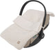Jollein voetenzak voor autostoel kinderwagen - cloudy rib - katoen - 42x82cm - oatmeal