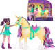 Unicorn academy pop ava eenhoorn leaf - met 2 rijaccessoires en borstel - 12,7 cm - speelfigurenset