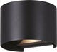 Eglo calpino 3 wandlamp - led - ip54 - binnen|buiten - zwart
