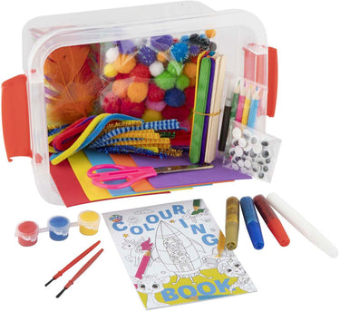 Creative craft group knutseldoos met knutselmateriaal divers, 240dlg.