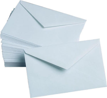 Gallery luxe enveloppen wit - 9 bij 14 cm - 50 stuks