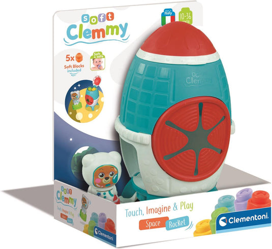 Clementoni baby clemmy - sensory raket met blokken