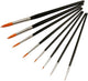 Creativ company http: www.cchobby.nl gold-line-penselen-afm-0-1-2-4-8-12-18-22-l-16-5-21-cm-b-1-8-mm-rond-8-stuk-1-doos
