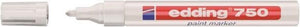 Edding viltstift 750 lak rond 2-4mm wit | 1 stuk