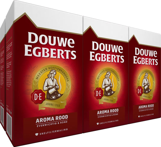 Douwe egberts aroma rood filterkoffie - 6 x 500 gram