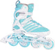 Tempish wire 3.0 84 dames skeelers – 4x84mm wielen – fitness inline skates – wit blauw – maat 38