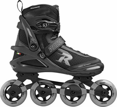 Roces pic tif 80 skeelers – 4x80mm wielen – fitness inline skates – zwart grijs – maat 47