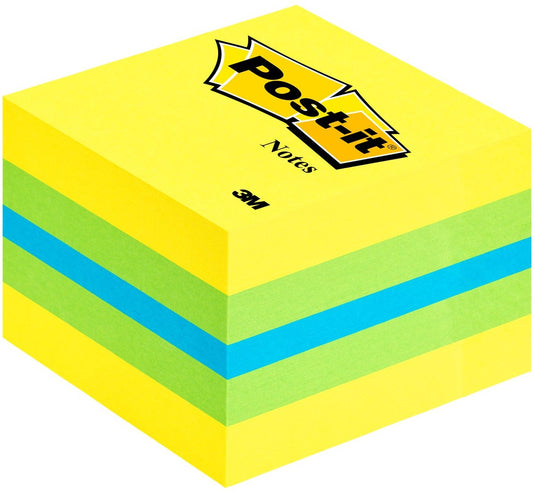 Post-it zelfklevend note blok 51x51mm assorti 400 vel