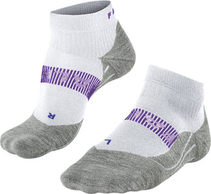 Falke ru4 cool short anti-blaar functioneel materiaal hardloopsokken dames wit - maat 39-40