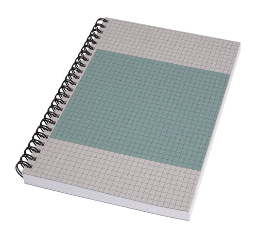 Sigel notitieboek quicknote - a5 spiraal light blue geruit softcover - 160 pagina's 80 grams - si-sn600