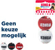 Kong signature speelballen l - steviger dan tennisballen - niet schurend materiaal - speelbal voor honden - 2 stuks