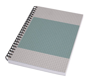 Sigel notitieboek quicknote - a5 spiraal light blue geruit softcover - 160 pagina's 80 grams - si-sn600