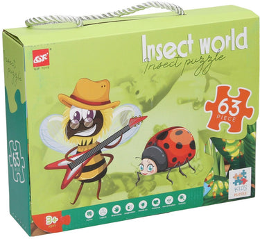 Legpuzzel insecten wereld, 63st.
