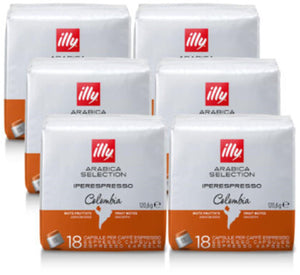Illy - iperespresso - koffiecapsules - arabica selection - colombia - 6 x 18 capsules