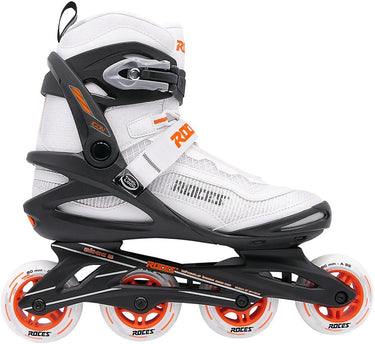 Roces icon x 80 skeelers - inline skates - wit oranje - maat 40