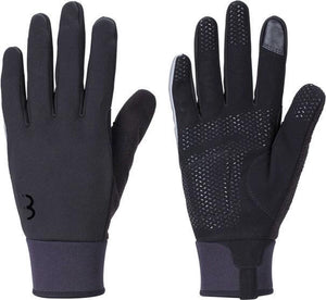 Bbb cycling controlzone fietshandschoenen winter - 5 - 10 ℃ - winddichte wielrenhandschoenen heren dames - sporthandschoenen - touchscreen compatibel - zwart - maat s - bwg-36